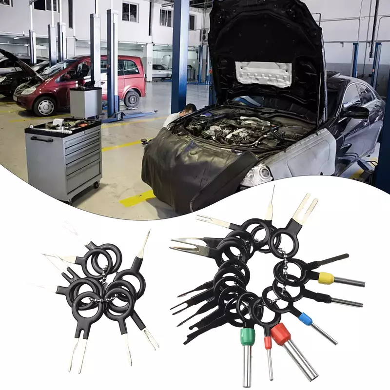 26 Pcs Car Terminal Removal Tool Car Wiring Crimp Connector Pin Extractor Kit Auto Terminals Assemble & Disassemble Tools