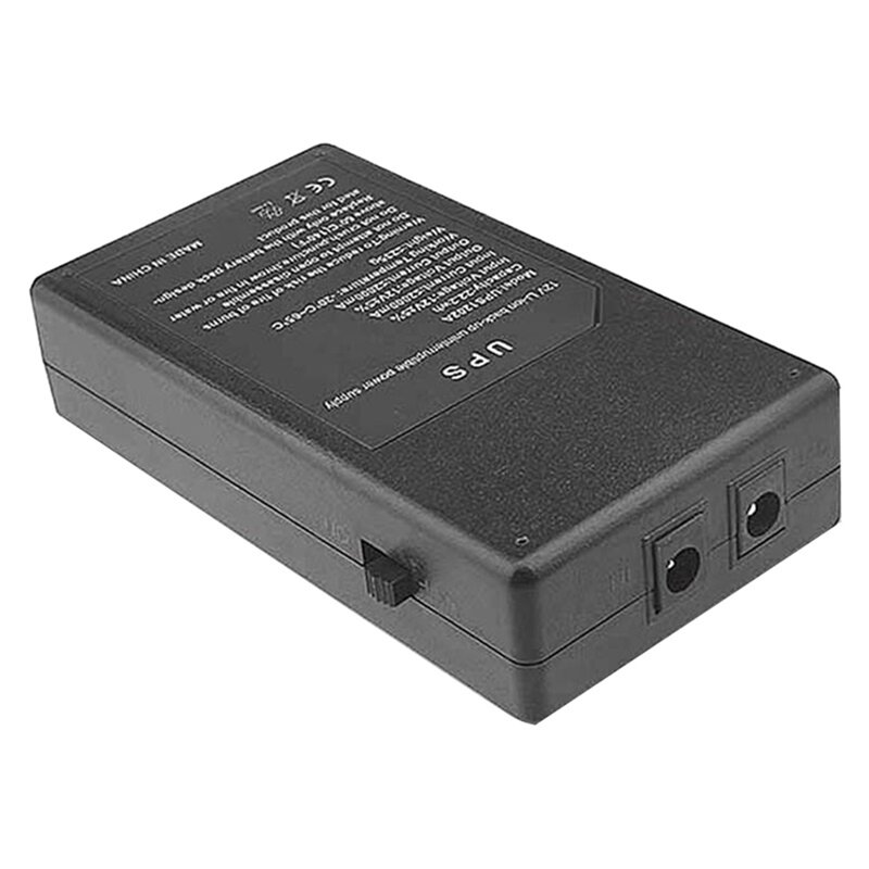 Catu daya darurat siaga UPS Mini, cadangan baterai 6000Mah untuk CCTV & Wifi Router keadaan darurat