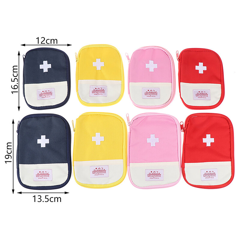 1PC Mini Portable Medicine Bags First Aid Kit Medical Emergency Kits Organizer Outdoor Household Medicine Pill Storage Bag