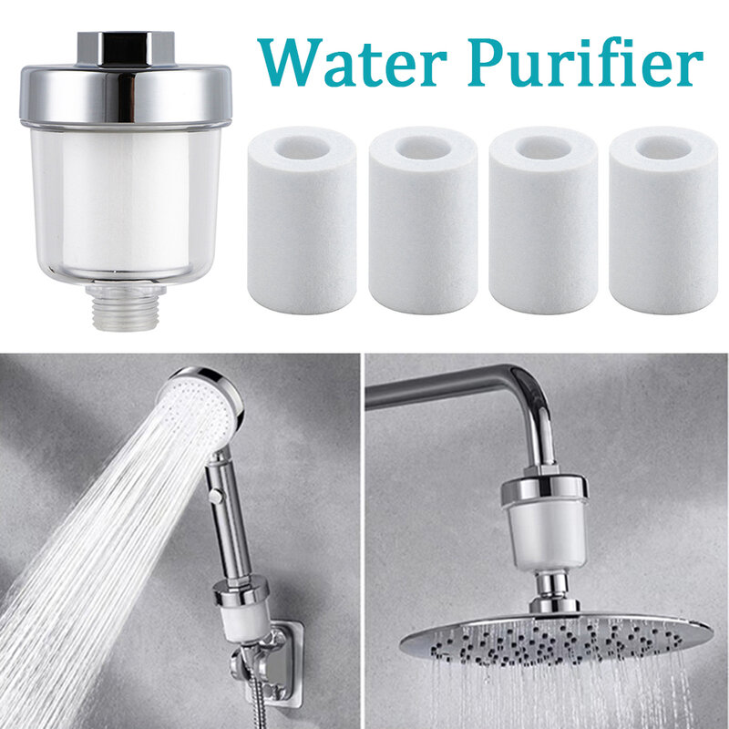 Kit de purificador de salida de agua para cocina, filtro Universal de grifo para baño y ducha, de algodón PP de alta densidad, 1/2 piezas