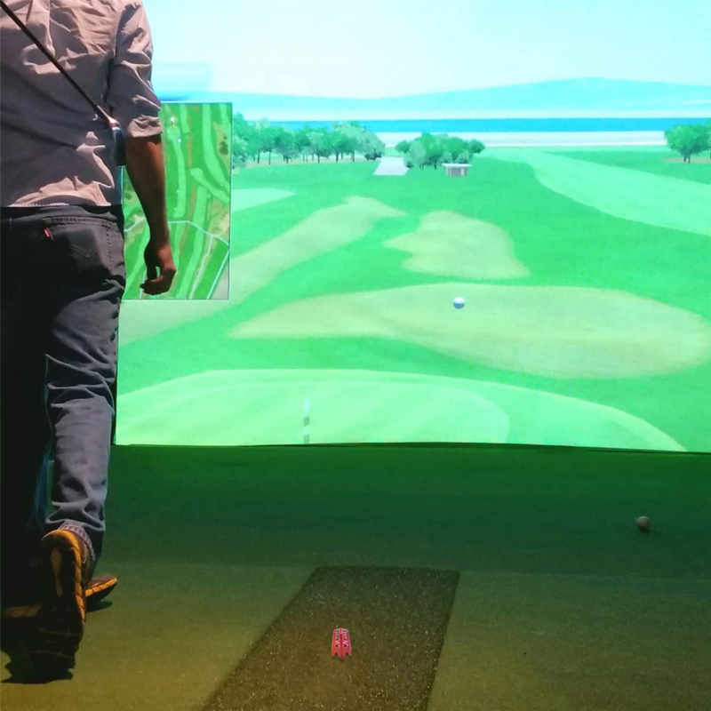 Golf Simulator Tees para Turf e Driving Range, Indoor Tee, Formação Tees,19PCs