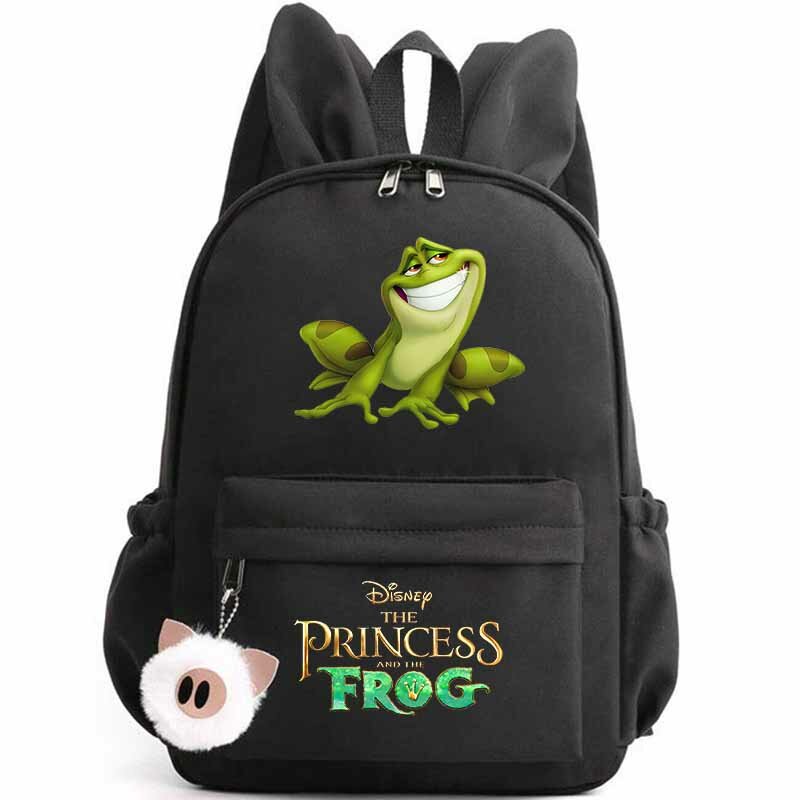 Cute Disney The Princess and the Frog Backpack for Girls Boys Teenager Rucksack Casual School Bags Travel Backpacks Mochila