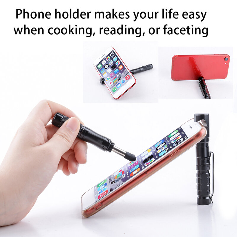 ปากกาอเนกประสงค์ยุทธวิธีที่จับโทรศัพท์มือถือมีเข็มทิศ, ปากกาป้องกันตัวเองปากกาหน้าจอสัมผัสเครื่องมือการอยู่รอดกลางแจ้ง