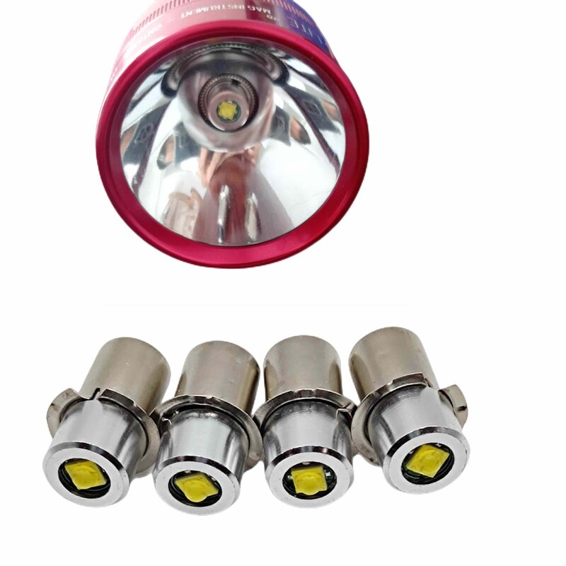 Maglite LED 변환 키트 매그라이트 LED 전구, P13.5S, Pr2, 3W 업그레이드 LED 손전등 전구, 2-16 C & D 셀, Maglite 토치