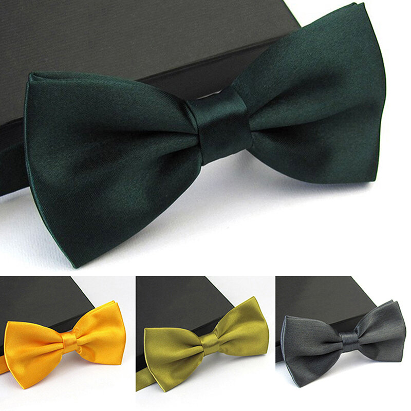 Candy Color Bow Tie Shirts Bowtie For Men Business Wedding Adult Bowknot Solid Bow Ties Butterfly Suits Bowties