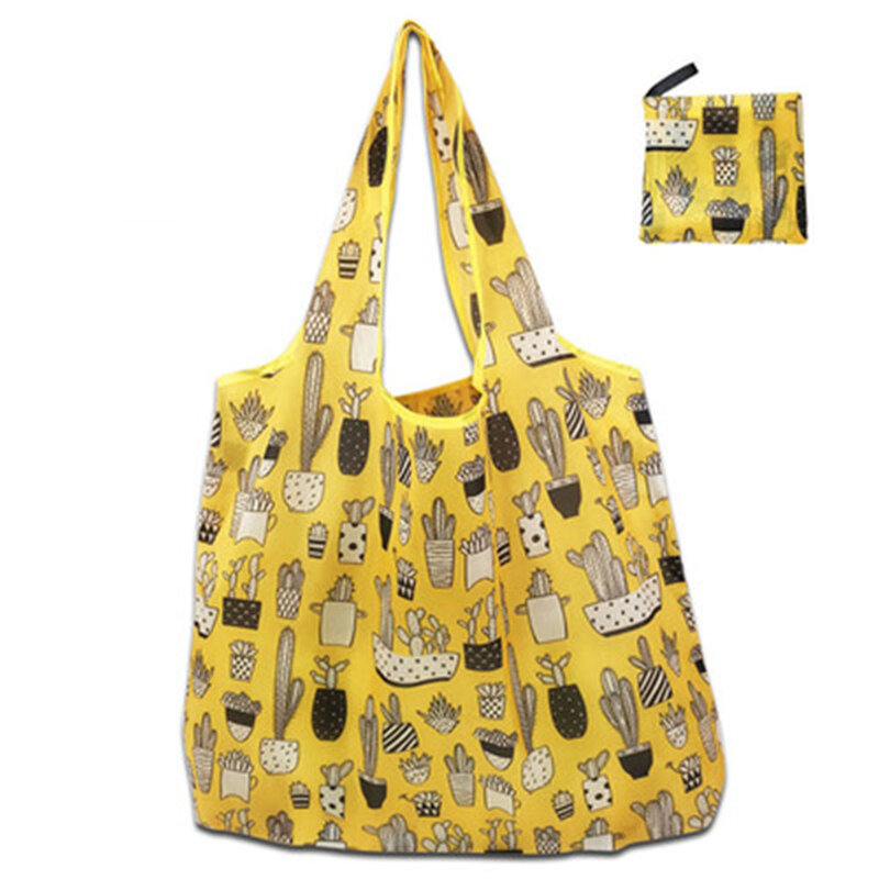 Stampa Design Tote Bag borse per la spesa riutilizzabili da donna borsa per la spesa ecologica in tessuto portatile pieghevole borse di grande capacità 40x60cm