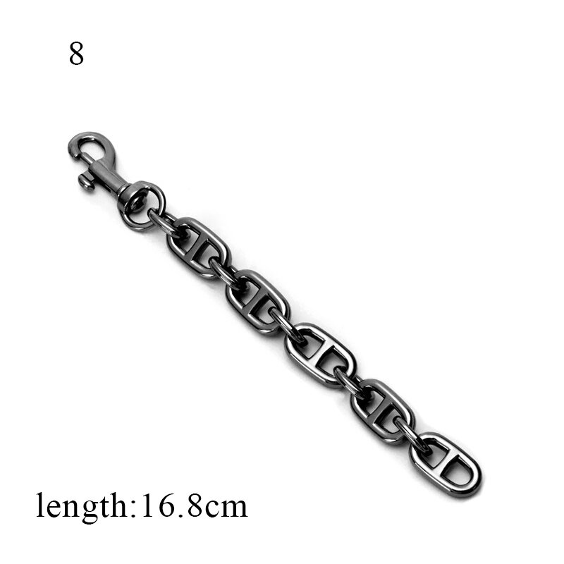 Fashion Bag Strap Bags Extension Metal Chain For Handbag DIY Replacement Modification Purse Chains With Buckle Bag Accessories