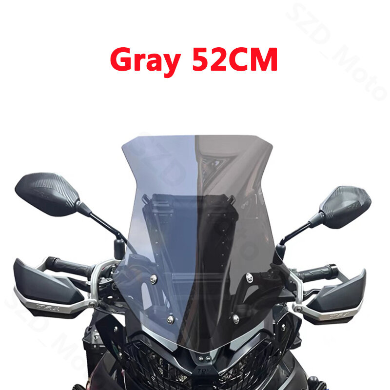 Parabrisas de alta calidad para motocicleta, deflectores de viento, cristal delantero transparente, para Benelli TRK702, TRK702X, TRK 702, 702X