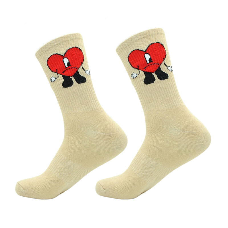 2 pairs Schlechte Häschen Baumwolle Socken Männer Mitte rohr Lange Socken Geschenke Für Fans Atmungsaktiv Und Komfortabel