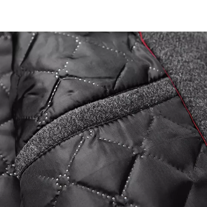 Gabardina de lana Extra larga para hombre, chaqueta gruesa y cálida de Color sólido clásico, Color negro y gris, Boutique, otoño e invierno, 2024