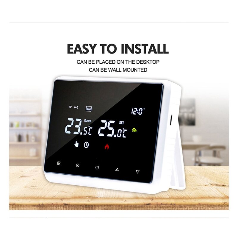 Tuya-インテリジェントサーモスタットWifi,給湯器,加熱,温度コントローラー,alexa,Google Home