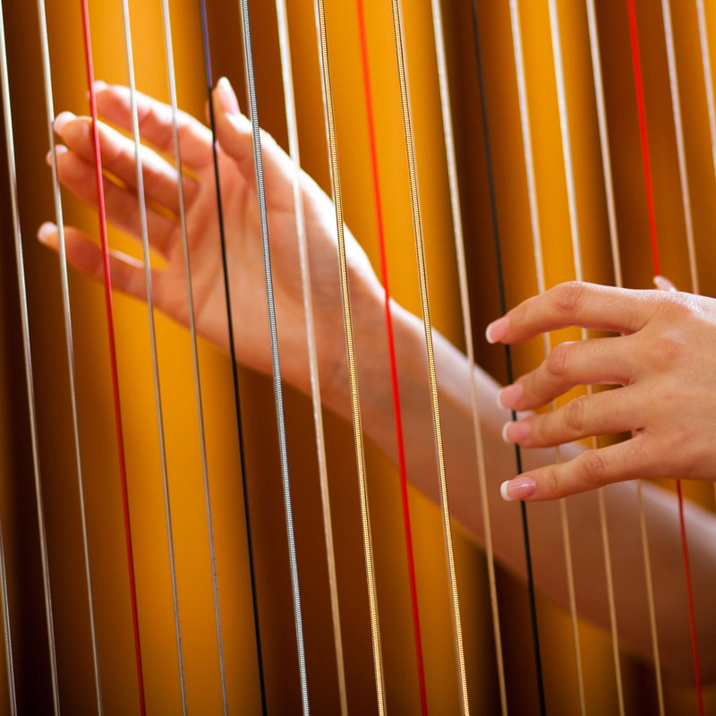 10 Stück Harfen saiten Instrumenten zubehör Musik ersetzen Musik armaturen Stahlteile Leier