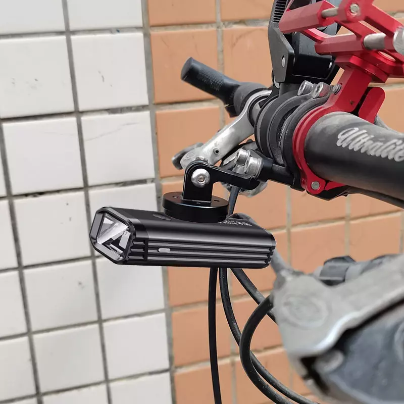 Aksesori Sepeda Adaptor Paduan Aluminium Kamera Gerak IAMOK GOPRO Dasar 2 Kaki Antarmuka Lampu Belakang Sepeda Gunung
