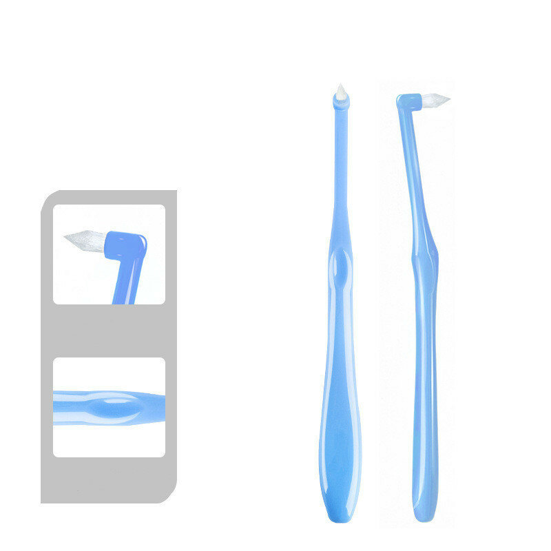 Venda quente escova de limpeza interdental cerdas macias ortodôntico chaves escova dental cuidados com o fio dental ferramenta de limpeza do dente