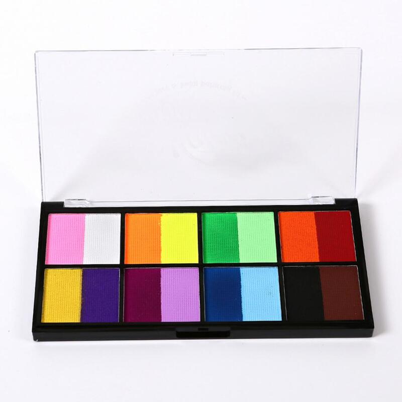 Hypoallergenic Face Paint Vibrant Safe Body Paint Set for All Ages Eight-color Non-toxic Cosmetics for Festivals Stage