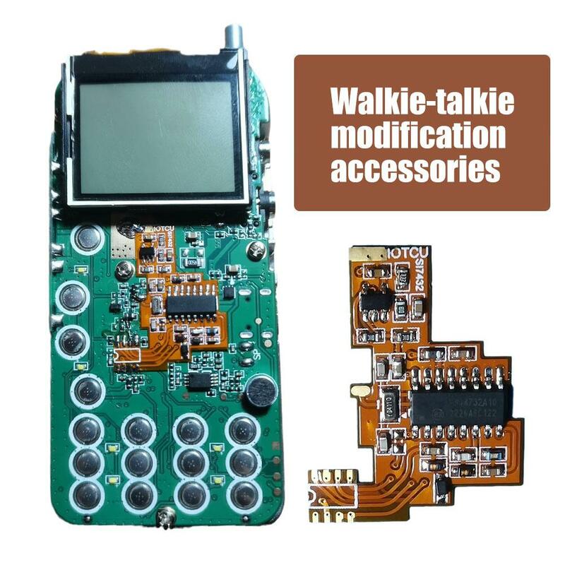 Placa de modificación de walkie-talkie, 1 piezas, adecuada para Quansheng K5/ Quansheng K6 con SI4732, placa suave FPC, antena Dual única