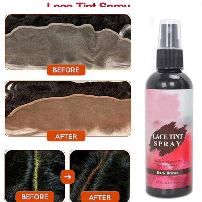 Lace Tint Spray Waterproof Lace Wig Glue For Lace Front Wig/Hair Glue Remover Wax Stick And Hair Band For Wig Glue Extra Hold