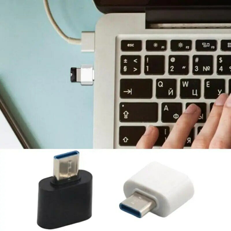 อะแดปเตอร์แปลงเป็น USB 3.0 USB C 3.1ตัวผู้ OTG ตัวเชื่อมต่อข้อมูลตัวเมียสำหรับฟอร์บุ๊กโปรแอร์ประเภท C อุปกรณ์