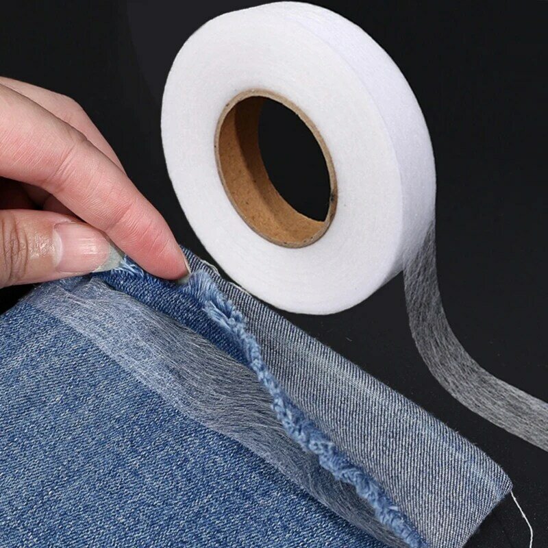 Celana Hem pita merekat sendiri tepi ubah pita pasta alat DIY untuk pakaian Jean panjang aksesoris jahit rumah tangga