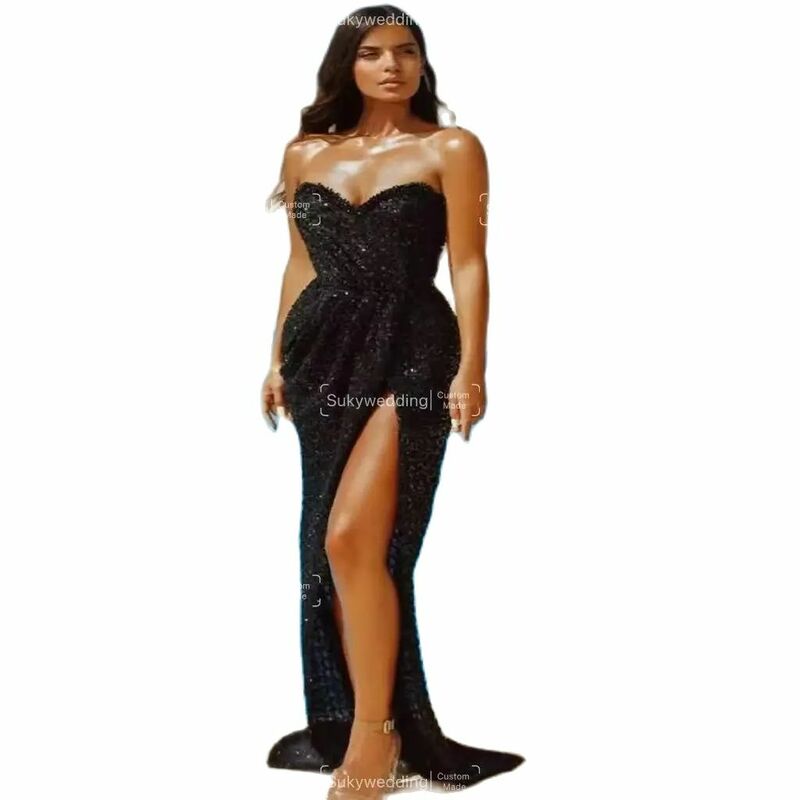 Burgundy  Mermaid Spanish Style Prom Dresses Fairy Long Sleeve Tiered Ruffles Flamenco Dancing Evening Gowns vestido flamenca