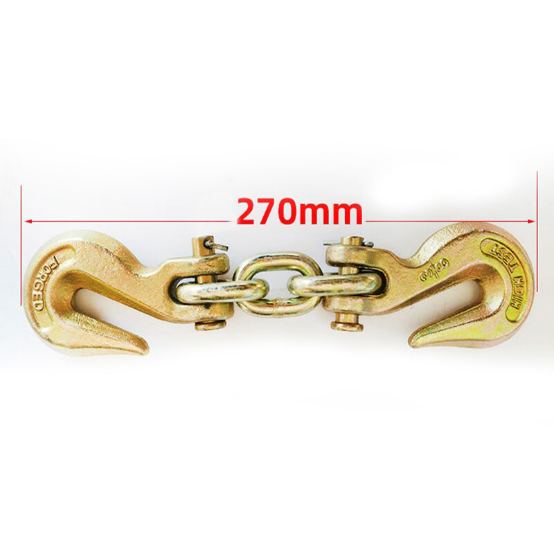 Auto Body Frame Repair Chain Joint Double Grad Hooks Puller Car Collision Panel Tool Dent lifting Chain Connector Shortner
