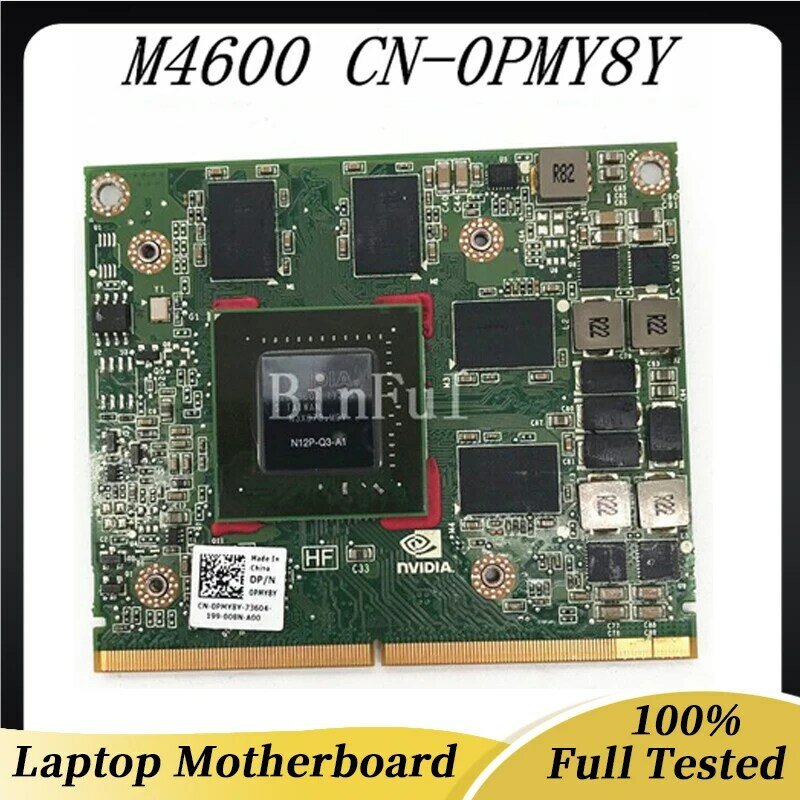 CN-0PMY8Y 0PMY8Y PMY8Y 고품질 메인 보드 DELL M4600 용 Quadro 2000M 2GB SDRAM 비디오 카드 (정밀 100% 완전 테스트 완료)