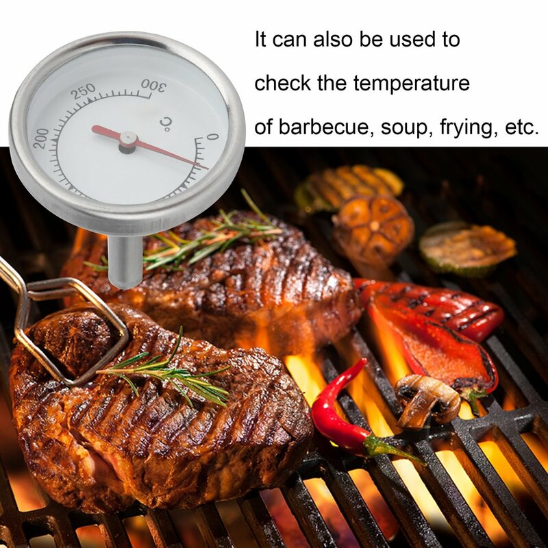 Instant Read Craft Stainless Steel Kitchen Food Cooking Coffee Milk Frothing Thermometer Practical Kitchen Thermometer