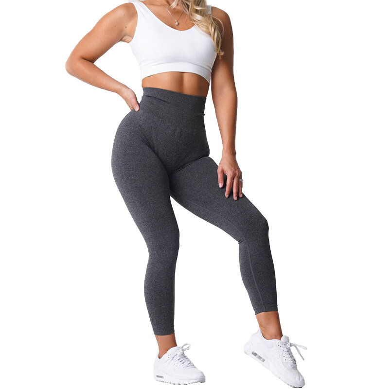 Nvgtn nahtlose Leggings Spandex Shorts Frau Fitness elastische atmungsaktive Hip-Lifting Freizeit Sport Spandex Strumpfhosen