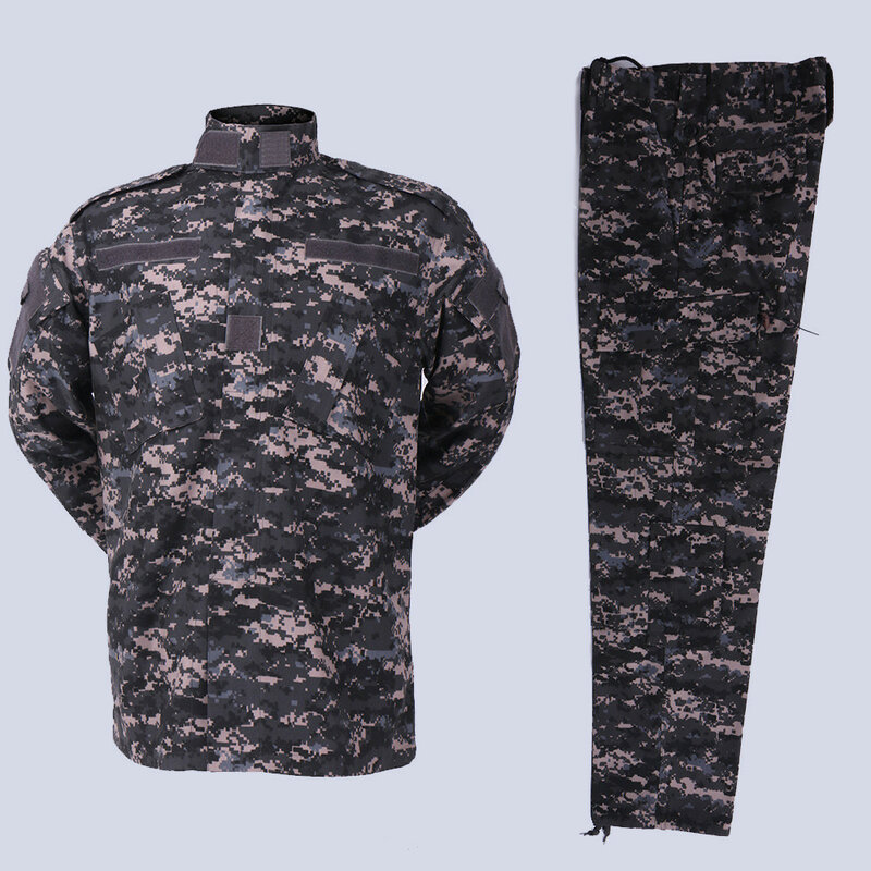 남성용 위장 전투 유니폼 세트, 전술복, 도시 디지털 회색 유니폼