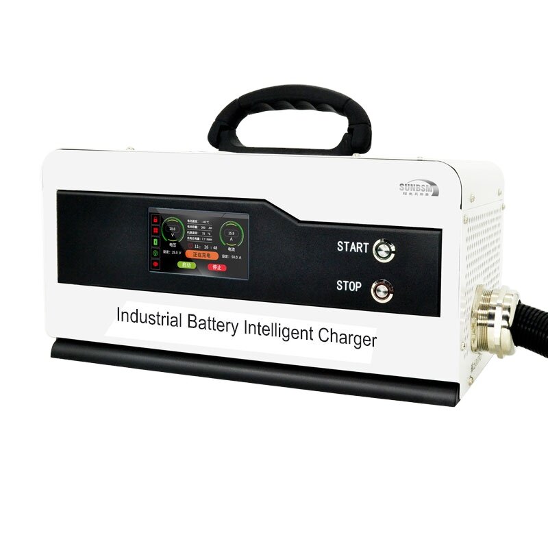 Зарядное устройство для промышленного вилочного погрузчика, свинцово-кислотный аккумулятор LiFePo4, 6 кВт, 48 В, 100 А