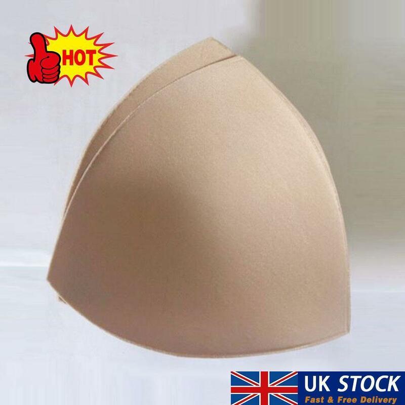 Triangle Sponge Push Up Bra Pads Set For Women Invisible Insert Swimsuit Bikini Breast Enhancers Chest Cup Pads Accessories