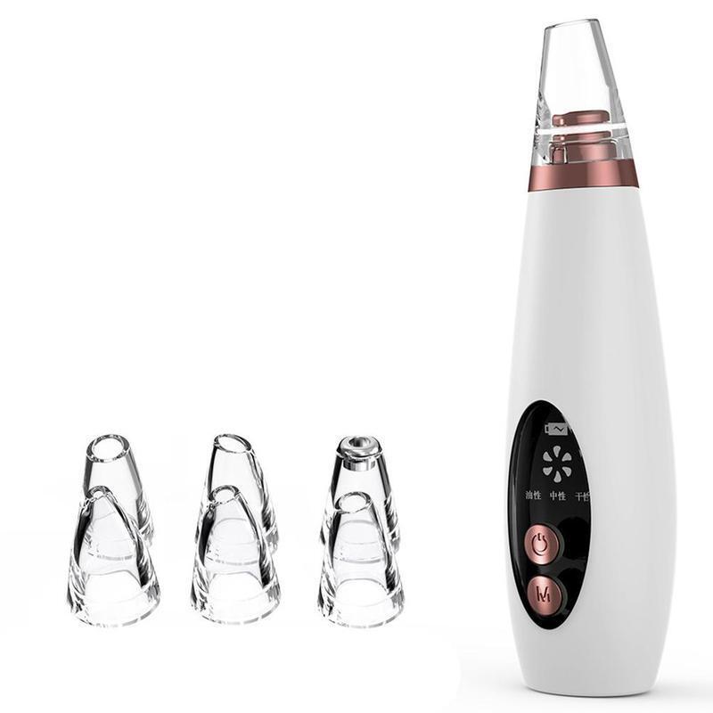 USB Rechargeable Blackhead Remover Face Pore Vacuum Skin Care Acne Pore Cleaner Pimple Removal Vacuum Suction Tools