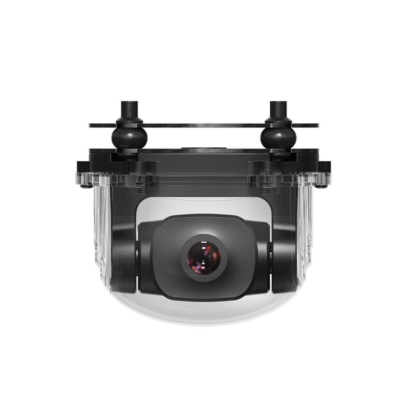 SIYI-A2 Mini Ultra Wide Angle FPV Gimbal, inclinação do eixo único, 160 graus FOV, 1080p Starlight Camera Sensor, IP67 impermeável