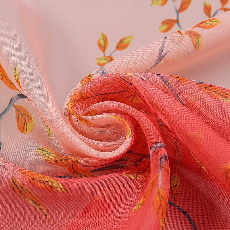 Женский пляжный шарф, шифоновая повязка на голову, весна-лето