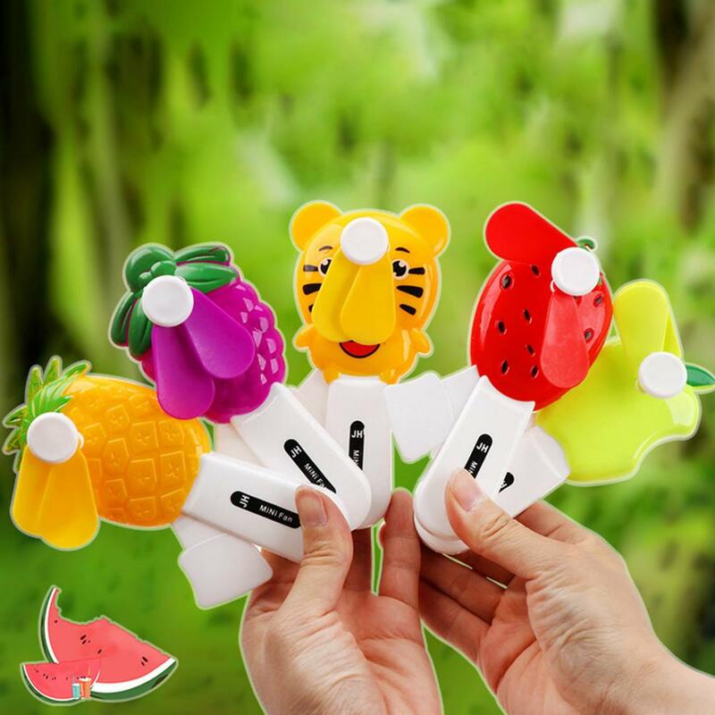 Trend ige Kleinkind Spielzeug Fruchtform kompakte Baby Fan Spielzeug Soft Fan Blades Kinderspiel zeug