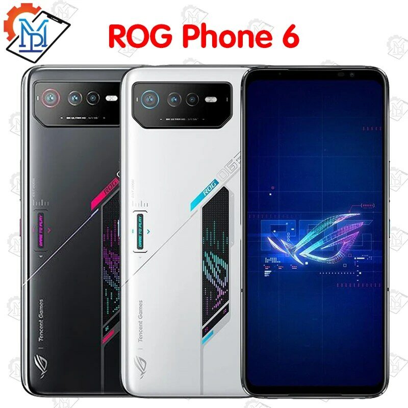 Global Rom ASUS ROG Phone 6 5G Gaming Phone 6.78 "165Hz frequenza di aggiornamento Snapdragon 8 + Gen 1 65W ricarica rapida ROG6 NFC Smartphone