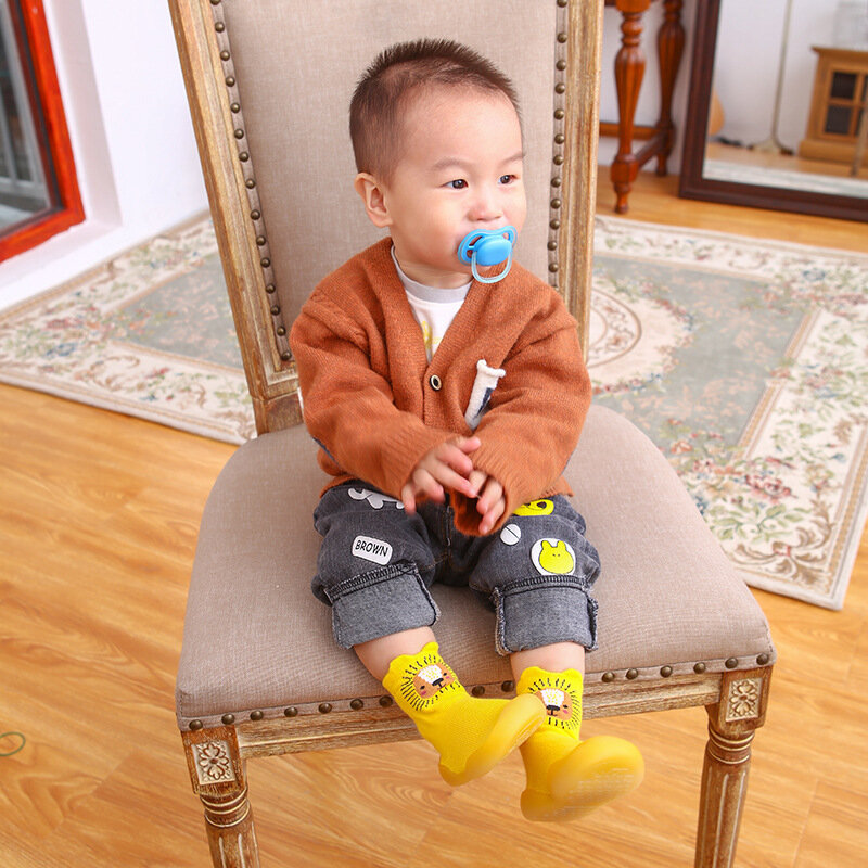 Новинка, детская обувь, весенние носки с трехмерным мультяшным рисунком, дышащие нескользящие носки в Корейском стиле для мальчиков и девочек