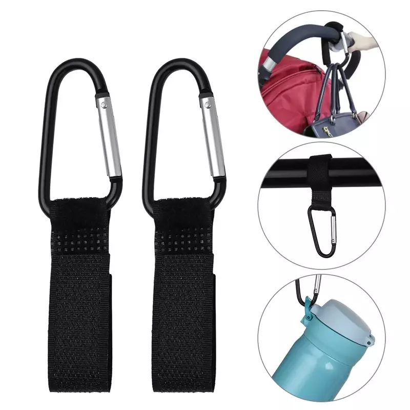 Multi-use Baby Stroller Hook Accessories Shopping Pram Hook Props Multifunctional Baby Stroller Hook Clip Hanger Cart Organizer