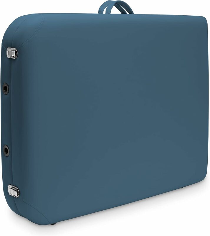 Saloniture Basic Portable Folding Massage Table - Blue