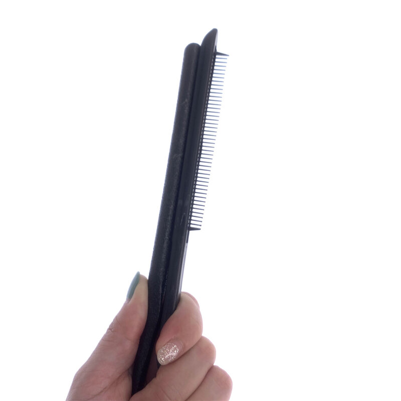 Peine alisador de pelo para mujer, herramienta útil de peluquería, pinzas de sujeción, herramientas de peinado, cepillo Alisador, 1 unidad