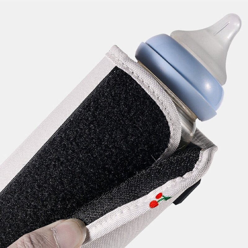 กระเป๋าเก็บความร้อนขวดนม USB แบบพกพาได้นมร้อนเดินทางขวดนมที่ควบคุมอุณหภูมิอาหาร