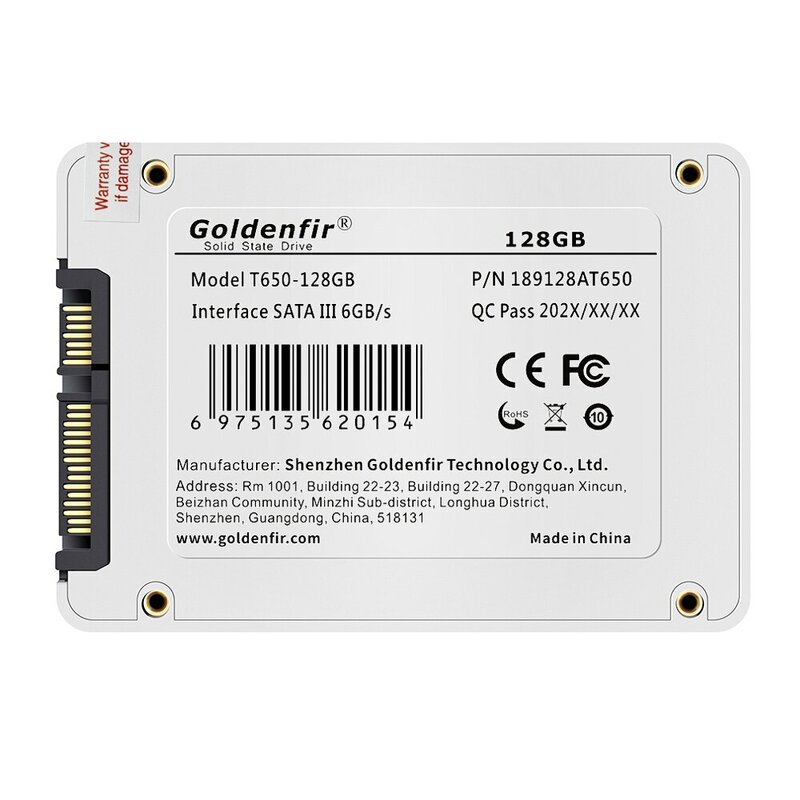 Goldenfire gorąca sprzedaż wysokiej jakości dysk półprzewodnikowy 128GB120GB256GB240GB 360GB480GB 512GB720GB 2.5 SSD 2TB 1TB do laptopa stacjonarnego