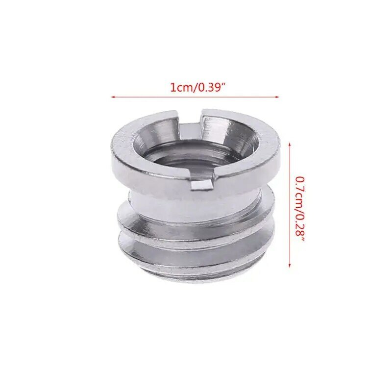 Y1UB 1/4 inch to 3/8 inch Convert Screw Standard Adapter Reducer Bushing Converter for DSLR Camera Camcorder Tripod Monopod