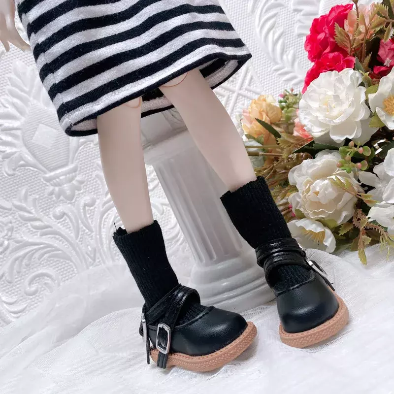 Sepatu boneka Bjd, aksesori boneka mainan sepatu bot 1/3 cm alas kaki 7.5cm