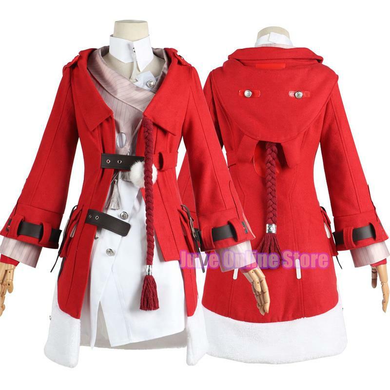 Clara Cosplay parrucca Costume gioco Honkai Star Rail parrucche Cosplay Clara Red Suit capelli lunghi Halloween Party gioco di ruolo 2023 nuovo
