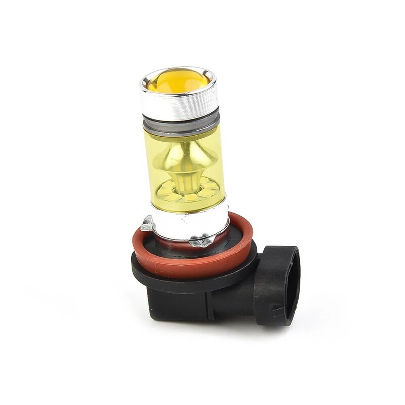 Substituição da luz de nevoeiro LED para luzes diurnas, lâmpada DRL de alta potência, H11, H8, 4300K lâmpada do carro amarelo, 1500LM, 2pcs