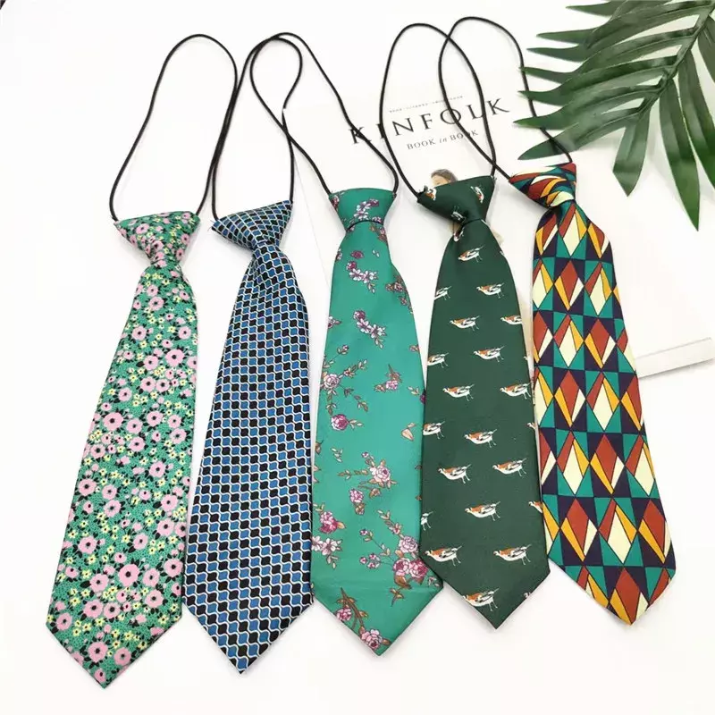 Children Tie Summer Green School Costume Accessories Boys Girls Prop Birthday Party Dress Necktie Kids