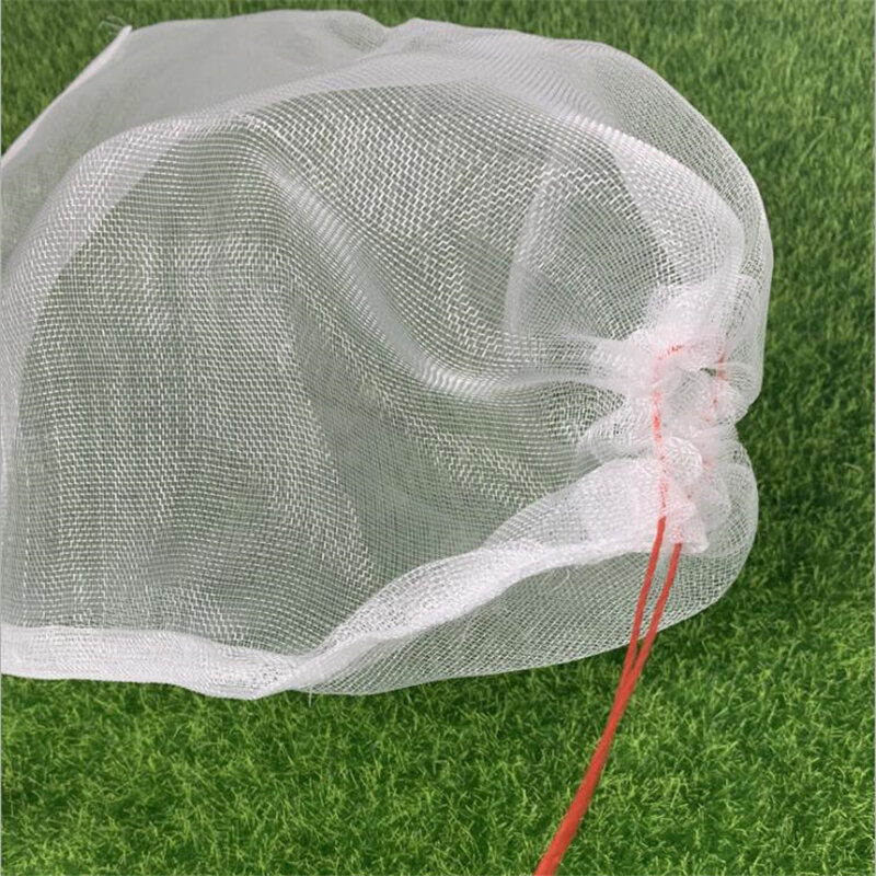 50 pz/set sacchetti di rete da giardino uva vegetale mele sacchetto di protezione della frutta sacchetti di uva a rete Anti-uccello per il controllo dei parassiti agricoli