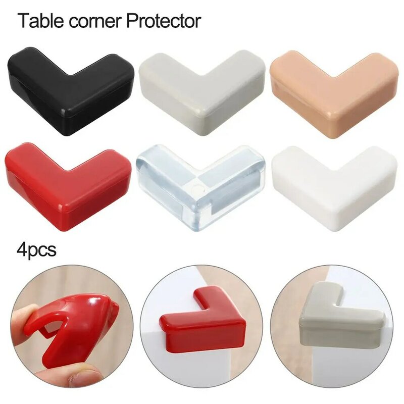 4Pcs Children Kids Security Safety Corner Guards Edge Protection Table Corner Protector Anticollision Strip
