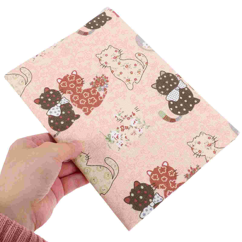 Book Sleeve Protector A5 Book Covers Hardcover Soft Cloth Book Protector Flower Pattern Adjustable Book Sleeve Notebook